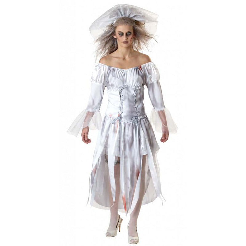 Halloween Bloody Ghost Bride Costume