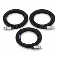 Volt USB-C Cable Set braided nylon in black