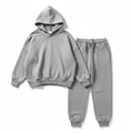 Be Comfy Women's Matching Lounge Set in heather grey